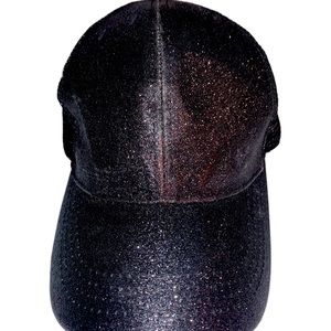 CC BLACK GLITTER PONY/CAP